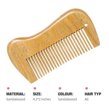 Sandalwood Labour/Birthing Comb for Natural Pain Relief in Delivery and Anxiety Management