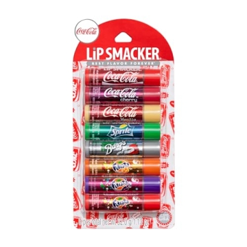 Lip Smacker Coca-Cola Flavored Lip Balm Set - 8 Count