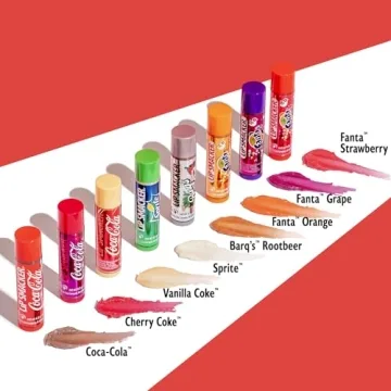 Lip Smacker Coca-Cola Flavored Lip Balm Set - 8 Count