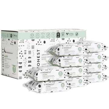 The Honest Company Clean Conscious Unscented Wipes | Over 99% Water, Compostable, Plant-Based, Baby ...