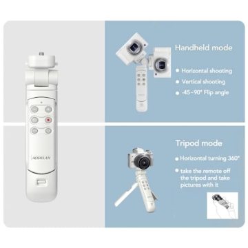 AODELAN Wireless Shooting Grip Tripod with Remote Control