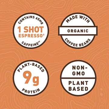 CLIF BARS with 1 Shot of Espresso - Energy Bars - Caramel Macchiato - Coffee Collection - 65 mgs of Caffeine Per Bar- Made with Organic Oats - Plant Based Food (2.4 Oz Breakfast Bars, 12 Count)