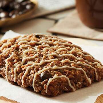 CLIF BARS with 1 Shot of Espresso - Energy Bars - Caramel Macchiato - Coffee Collection - 65 mgs of Caffeine Per Bar- Made with Organic Oats - Plant Based Food (2.4 Oz Breakfast Bars, 12 Count)