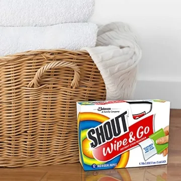 Shout Wipes Instant Stain Remover 72 Travel Essentials
