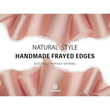 Vitalizart Pink Silk Satin Ribbon 1 Inch x 15 Yard Wooden Spool Handmade Frayed Ribbon for Gift Wrapping Baby Shower Wedding Bridal Bouquets Holiday Decor 3 Rolls x 5 Yard