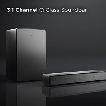 TCL 3.1ch Sound Bar with Wireless Subwoofer for Home Audio