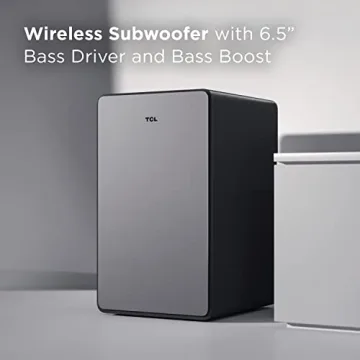 TCL 3.1ch Sound Bar with Wireless Subwoofer for Home Audio