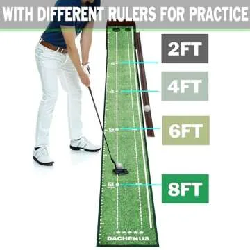 Putting Green Indoor Mat for Home and Office - Golf Training