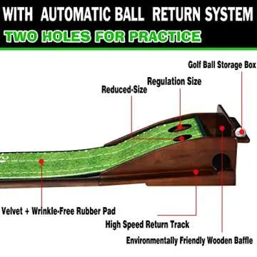 Putting Green Indoor Mat for Home and Office - Golf Training