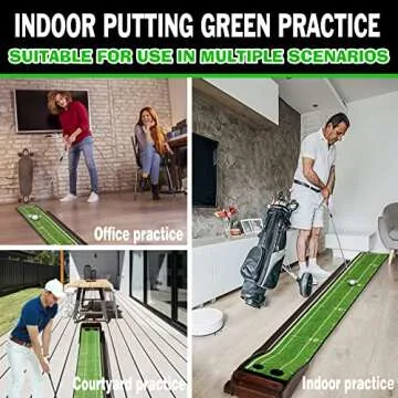 Putting Green Indoor Mat for Home and Office - Golf Training