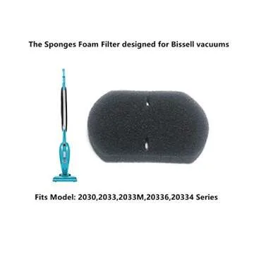 Vacuum Sponge Filter Replacement for Bissell 3-in-1 Cleaner
