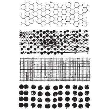 Stampers Anonymous Tim Holtz Cling Stamps 7"X8.5", Mixed Media