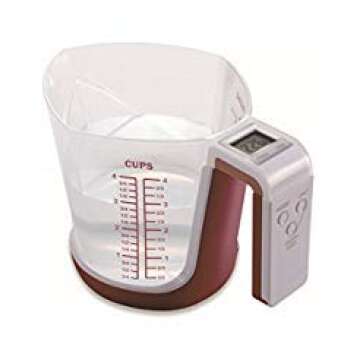 Precision Digital Kitchen Scale and Measuring Cup for All Cooking