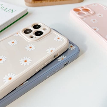 ZTOFERA Daisy Pattern TPU Case for iPhone 13 Pro Max