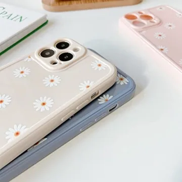 ZTOFERA Daisy Pattern TPU Case for iPhone 13 Pro Max