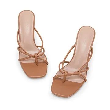 LAICIGO Elegant Heeled Sandals for Summer Occasions