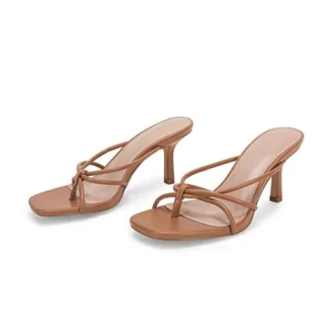 LAICIGO Elegant Heeled Sandals for Summer Occasions