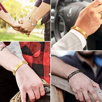 Customizable Stainless Steel Cuban Link Bracelet for Men