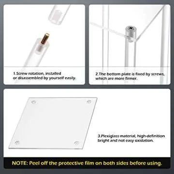 Dyna-Living Acrylic Flower Stand for Wedding 4pcs 31.5 inch Tall Flower Vases for Centerpieces Flowers Vases Clear Flower Column Stand for Table Weddings Parties Decoration (31.5 inch 4pcs)