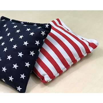 Tailgating Pros Cornhole Boards - 4'x2' & 3'x2' Cornhole Game w/Carrying Case & Set of 8 Corn Hole Bags - 150+ Color Combos! Optional LED Lights