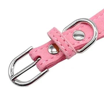 Beirui Rhinestone Dog Collar and Leash Set for Pets