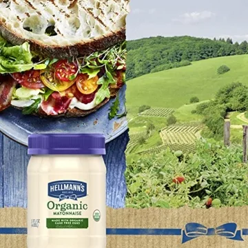 Hellmann's Organic Mayonnaise Creamy Condiment 15 Oz Pack
