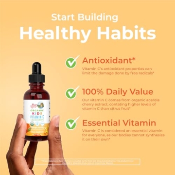 Organic Kids Vitamin C Drops for Immune Support