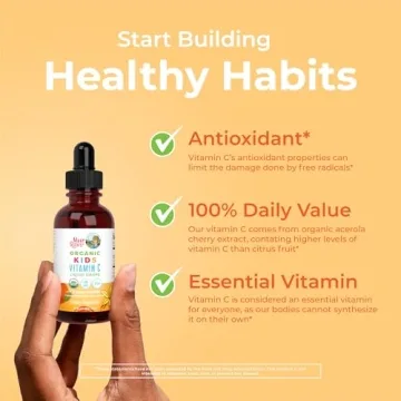 Organic Kids Vitamin C Drops for Immune Support