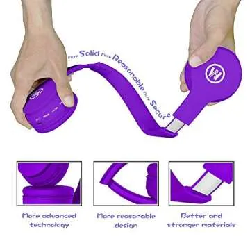 Mokata Kids Headphones Bluetooth 5.3 60H Play Time Wireless Kids Volume Limited 85 /110dB Over Ear Foldable Protection Headset with Mic AUX 3.5mm for Boys Girls Child School Pad Tablet Purple