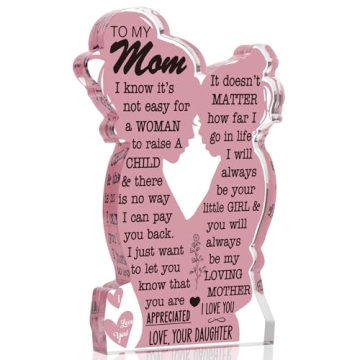 Mom Gifts from Daughter Christmas Gift for Mom, Mom Birthday Ideas Gift Cool Mother's Day Gifts from...
