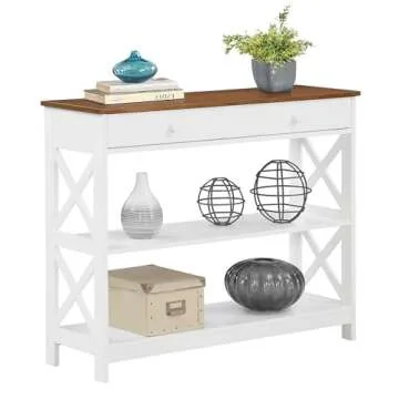 Convenience Concepts Oxford Console Table with Storage