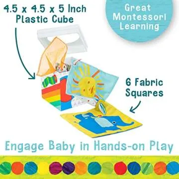 Kids Preferred World of Eric Carle Montessori Tissue Box Sensory Toy