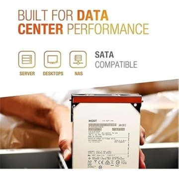 HGST 6TB 7200RPM SATA HDD Refurbished for Reliability