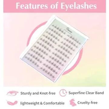 Heasy Manga Lash Clusters, Natural Lashes Clusters 120pcs Wispy Manhua Natural Lash Extensions Clear Band Lash Clusters with Spiky Individual Lashes DIY at Home, black