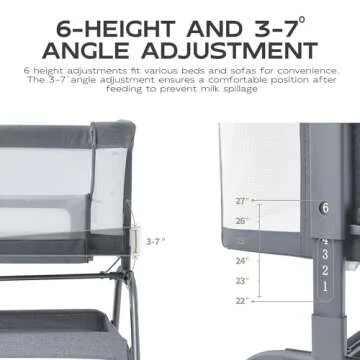 BabyBond Baby Bassinet 3-in-1 Adjustable Sleeper for Infants