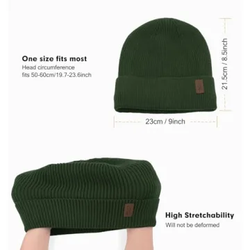Wmcaps Fleece Lined Winter Beanie for All Genders