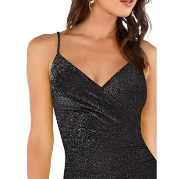 Stunning Verdusa Glitter Bodycon Cami Dress for Parties