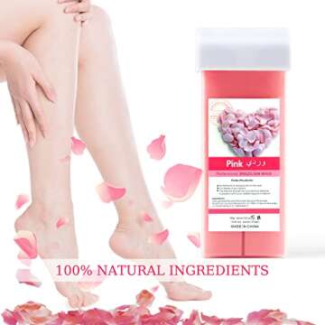 Roll On Waxing Kit - Beth Lee Hair Removal Wax Warmer with Cartridge Refills for Smooth Skin