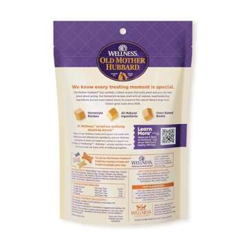 Wellness Old Mother Hubbard Training Bitz Assorted Mix Natural Oven-Baked Biscuits Dog Treats, 8 Ounce Bag