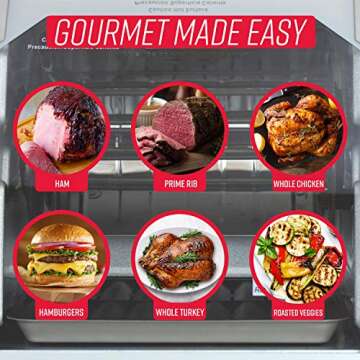 Ronco Showtime Rotisserie Oven - Large Capacity & Digital Controls