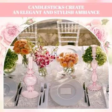 Stylish Nuogo Glass Candlestick Holders for Every Occasion