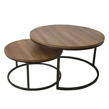 Nathan James Stella Modern Nesting Coffee Tables Set