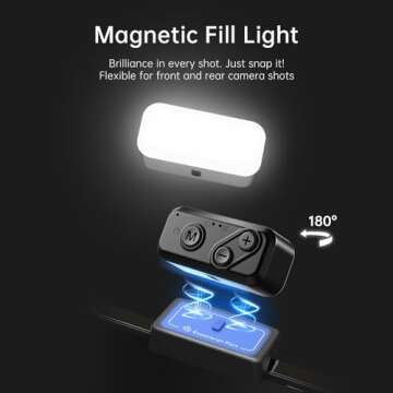 hohem iSteady Mobile Plus Gimbal Stabilizer with Fill Light