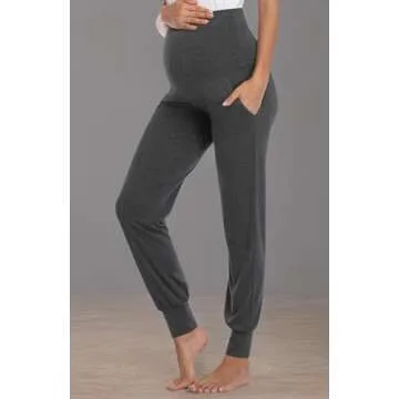 AMPOSH Women's Stretchy Maternity Pants for Comfort