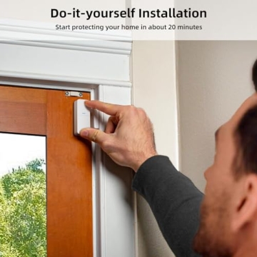 GRSICO 9-Piece Wireless Home Security Alarm Kit