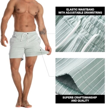 FIROTTII Men's Athletic Shorts with Pockets and Drawstring