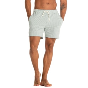 FIROTTII Men's Athletic Shorts with Pockets and Drawstring
