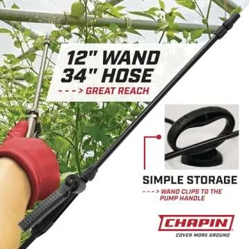 Chapin 22000 Made in USA Value Pack of 2 Units, 1 Gallon Lawn and Garden Pump Pressured Sprayer, for Spraying Plants, Garden Watering, Lawns, Weeds and Pests, Translucent White
