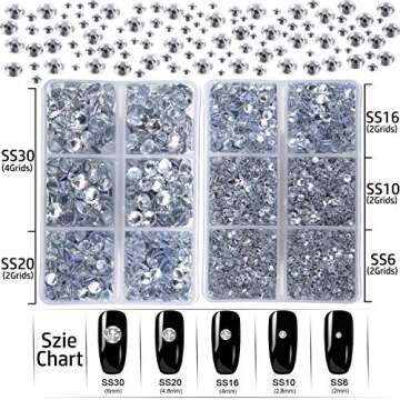 LPBeads 6400 Hotfix Rhinestones for Creative Crafting