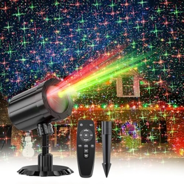 GUSODOR Christmas Projector Lights - Outdoor Indoor Decor